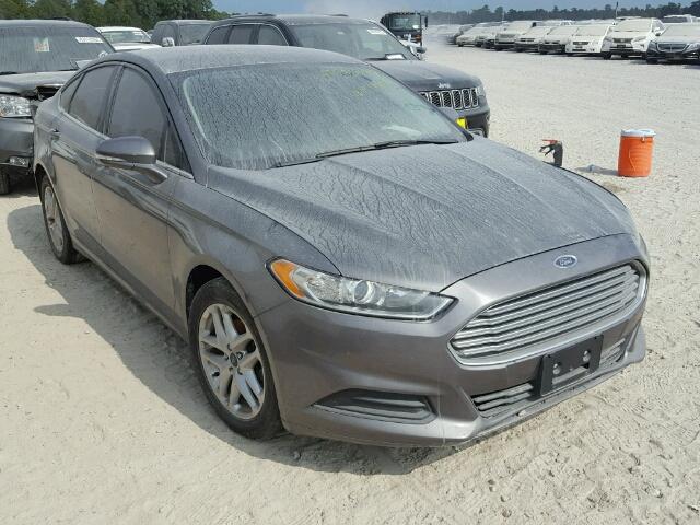 3FA6P0H7XDR185256 - 2013 FORD FUSION SE GRAY photo 1