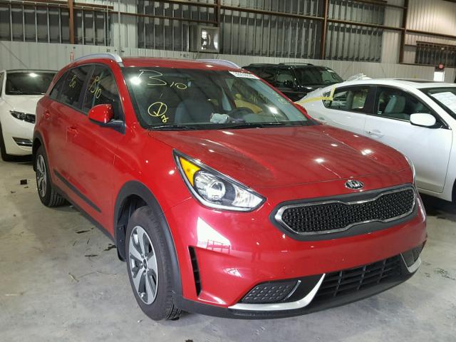 KNDCB3LC2J5112897 - 2018 KIA NIRO FE RED photo 1