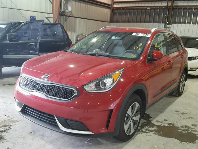 KNDCB3LC2J5112897 - 2018 KIA NIRO FE RED photo 2