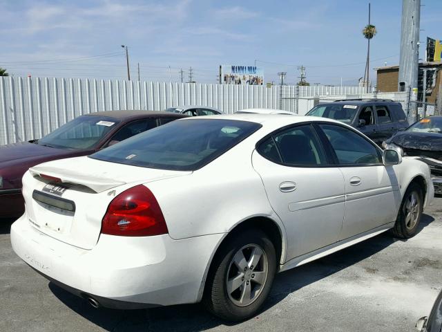 2G2WP552781133520 - 2008 PONTIAC GRAND PRIX WHITE photo 4
