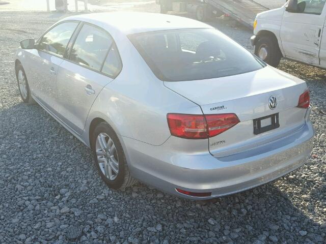 3VW2K7AJ4FM217718 - 2015 VOLKSWAGEN JETTA BASE 银色 照片 3
