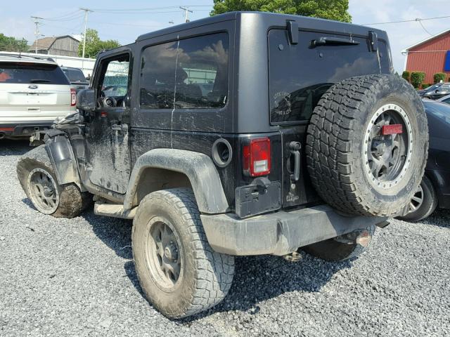 1C4AJWAG9CL197236 - 2012 JEEP WRANGLER S BLACK photo 3