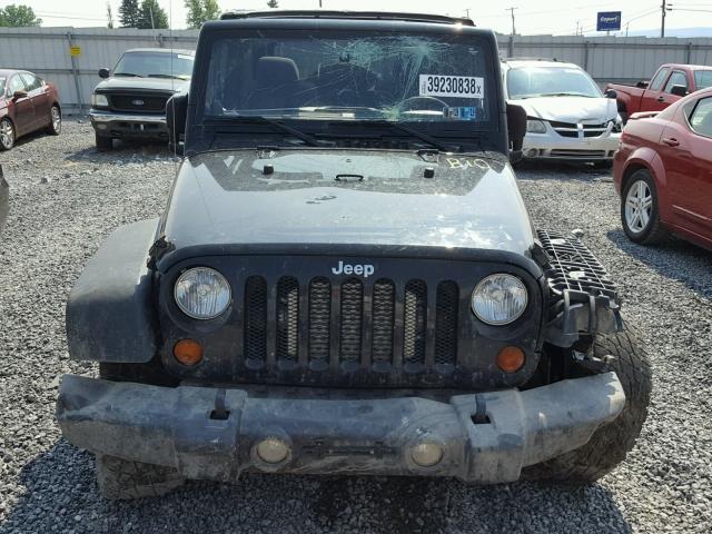 1C4AJWAG9CL197236 - 2012 JEEP WRANGLER S BLACK photo 9