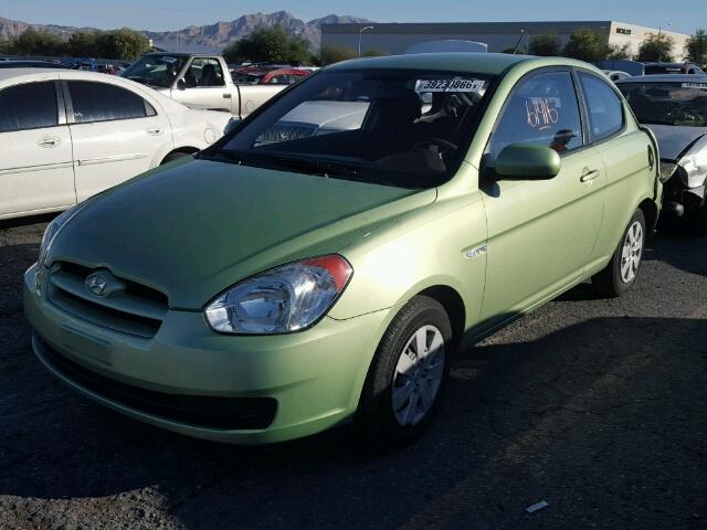 KMHCM3AC7AU161494 - 2010 HYUNDAI ACCENT BLU GREEN photo 2