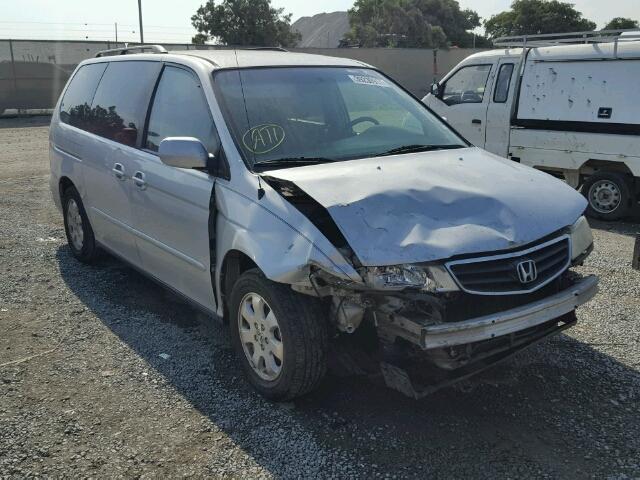 5FNRL18082B026326 - 2002 HONDA ODYSSEY EX SILVER photo 1