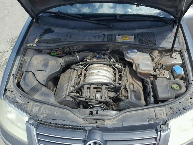 WVWTH63B43P051521 - 2003 VOLKSWAGEN PASSAT GLX GRAY photo 7