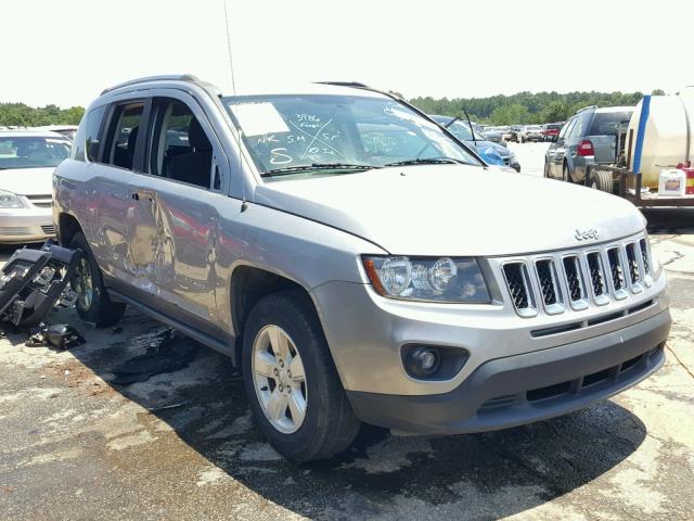 1C4NJCBA4ED843581 - 2014 JEEP COMPASS SP SILVER photo 1