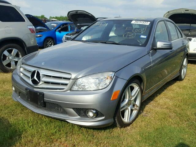 WDDGF5EB9AR122749 - 2010 MERCEDES-BENZ C 300 SILVER photo 2