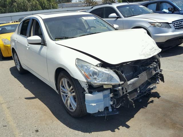 JN1CV6AP4BM509844 - 2011 INFINITI G37 BASE WHITE photo 1