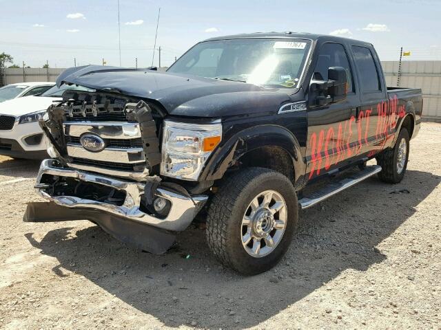 1FT7W2B60GEC69350 - 2016 FORD F250 BLACK photo 2