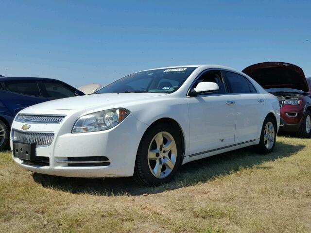 1G1ZC5E02AF185289 - 2010 CHEVROLET MALIBU WHITE photo 2