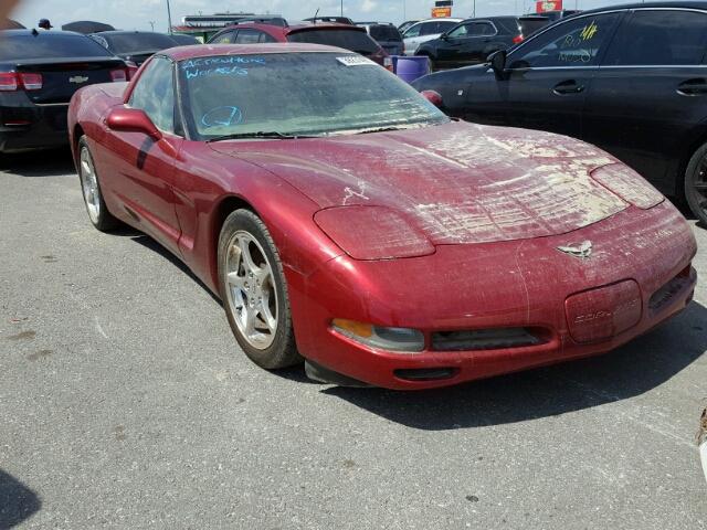 1G1YY22G745103158 - 2004 CHEVROLET CORVETTE MAROON photo 1