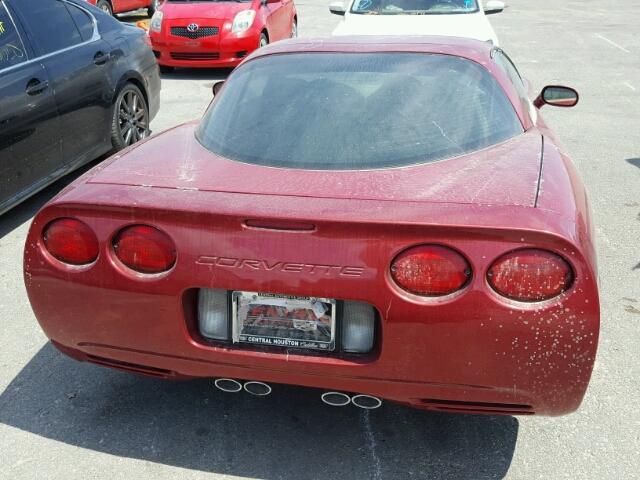 1G1YY22G745103158 - 2004 CHEVROLET CORVETTE MAROON photo 6