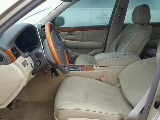 JTHBN36FX55008655 - 2005 LEXUS LS BEIGE photo 5