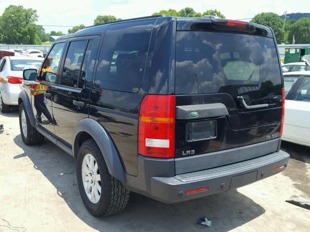 SALAE25476A381693 - 2006 LAND ROVER LR3 SE BLACK photo 3