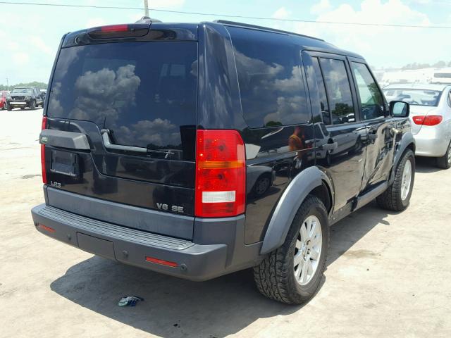 SALAE25476A381693 - 2006 LAND ROVER LR3 SE BLACK photo 4