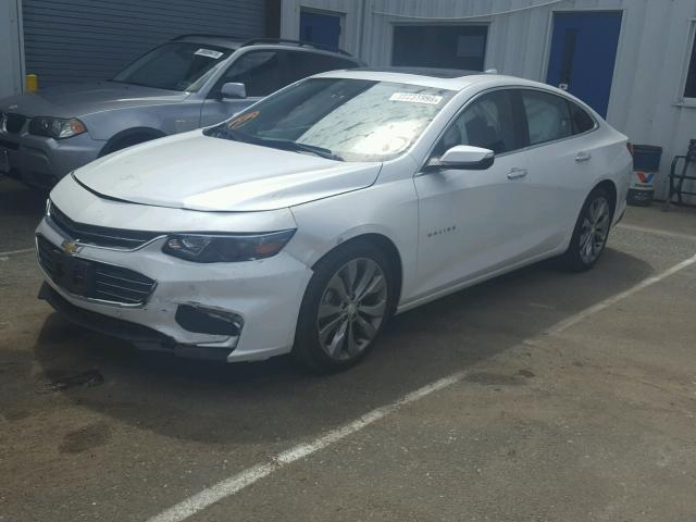 1G1ZH5SXXGF278878 - 2016 CHEVROLET MALIBU PRE WHITE photo 2