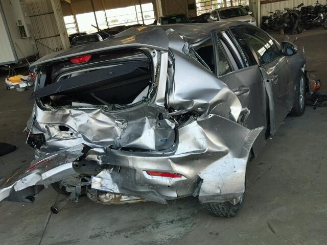 JM1BL1M88C1550731 - 2012 MAZDA 3 I SILVER photo 4