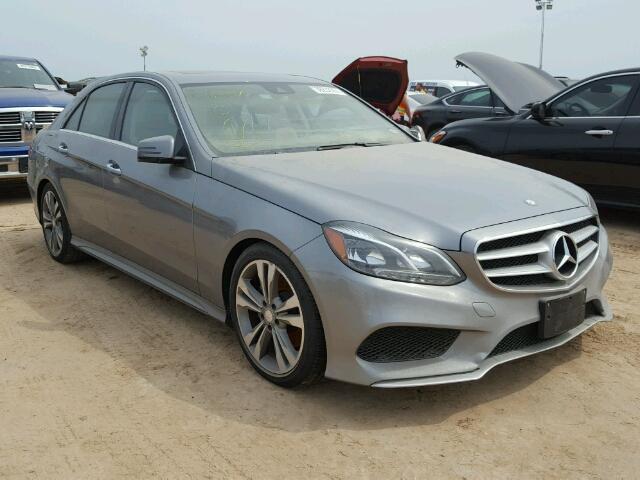 WDDHF5KBXEB025194 - 2014 MERCEDES-BENZ E GRAY photo 1