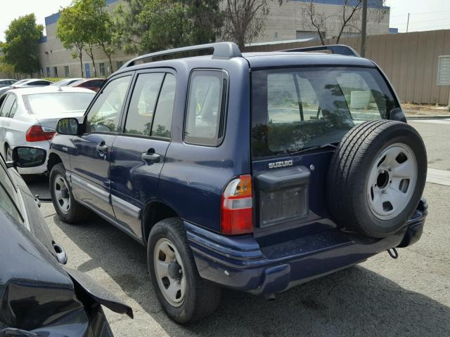 2S3TD52V9Y6112288 - 2000 SUZUKI VITARA JX BLUE photo 3