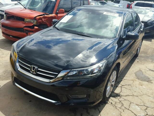 1HGCR2F83DA105614 - 2013 HONDA ACCORD EXL BLACK photo 2