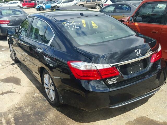 1HGCR2F83DA105614 - 2013 HONDA ACCORD EXL BLACK photo 3