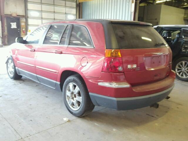 2C4GM68405R547313 - 2005 CHRYSLER PACIFICA T RED photo 3