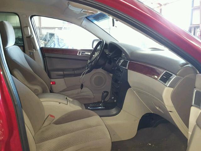 2C4GM68405R547313 - 2005 CHRYSLER PACIFICA T RED photo 5