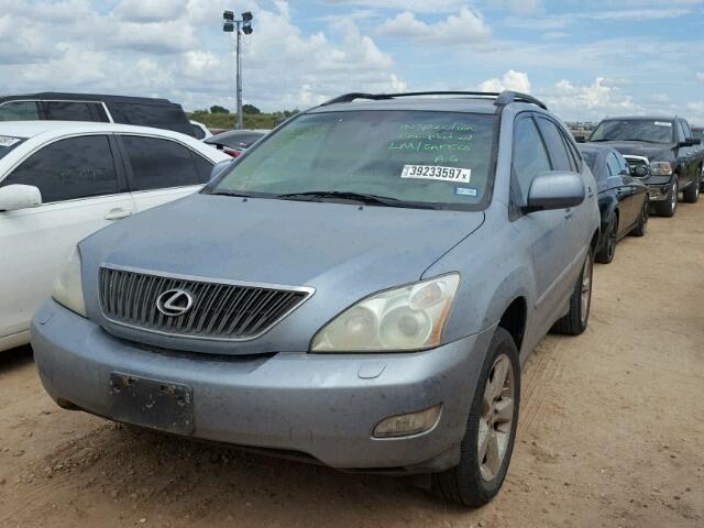 2T2HK31U77C042192 - 2007 LEXUS RX BLUE photo 2