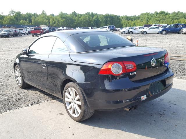 WVWBW7AH1BV003953 - 2011 VOLKSWAGEN EOS KOMFOR 黑色 照片 3