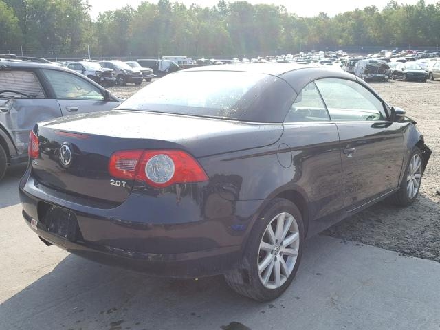 WVWBW7AH1BV003953 - 2011 VOLKSWAGEN EOS KOMFOR 黑色 照片 4