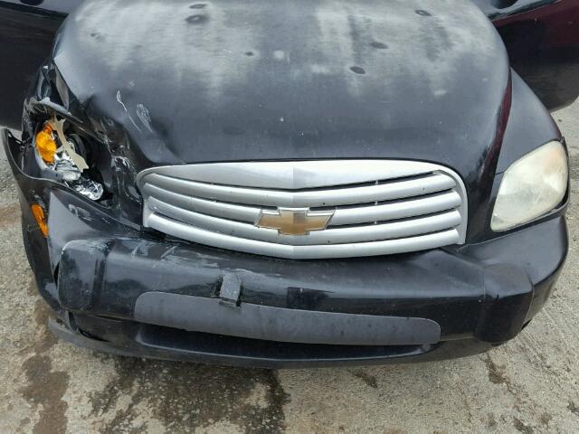 3GNCA13D28S654413 - 2008 CHEVROLET HHR LS BLACK photo 7