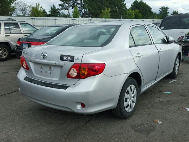 1NXBU4EE5AZ206784 - 2010 TOYOTA COROLLA/S/ SILVER photo 4