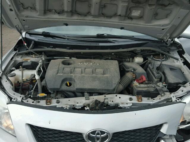 1NXBU4EE5AZ206784 - 2010 TOYOTA COROLLA/S/ SILVER photo 7