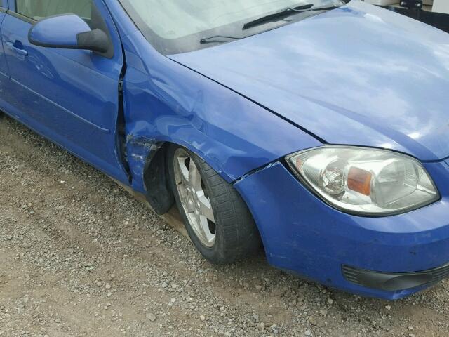 1G2AL58F687181856 - 2008 PONTIAC G5 SE BLUE photo 9