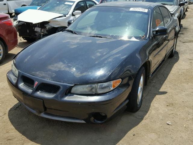 1G2WP52K31F260820 - 2001 PONTIAC GRAND PRIX BLACK photo 2