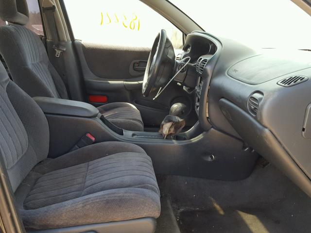 1G2WP52K31F260820 - 2001 PONTIAC GRAND PRIX BLACK photo 5