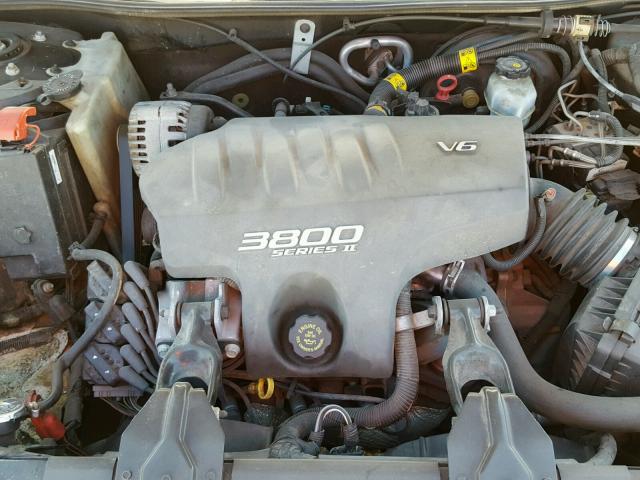 1G2WP52K31F260820 - 2001 PONTIAC GRAND PRIX BLACK photo 7