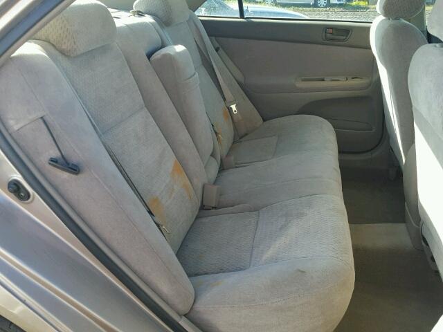 4T1BE32K83U139134 - 2003 TOYOTA CAMRY LE ოქროსფერი ფოტო 6