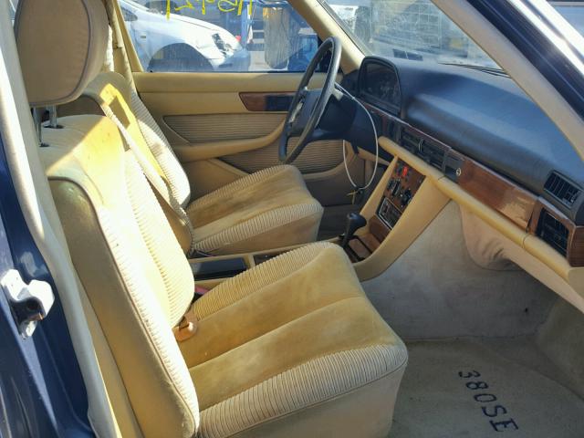 WDB12603212021658 - 1981 MERCEDES-BENZ S CLASS BLUE photo 5