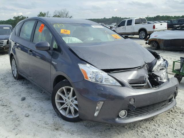 JTDZN3EU8D3232954 - 2013 TOYOTA PRIUS V GRAY photo 1