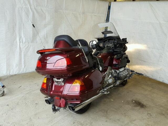 1HFSC47065A401105 - 2005 HONDA GL1800 MAROON photo 4