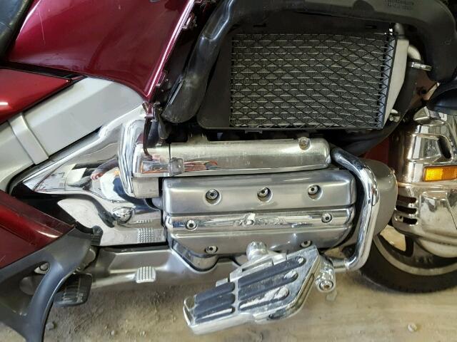 1HFSC47065A401105 - 2005 HONDA GL1800 MAROON photo 7