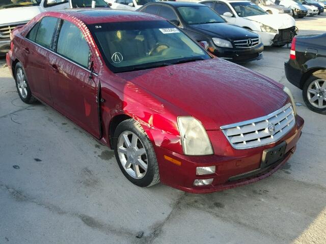 1G6DC67A050187180 - 2005 CADILLAC STS RED photo 1