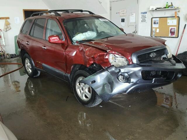 KM8SC13D42U177663 - 2002 HYUNDAI SANTA FE G BURGUNDY photo 1