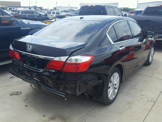 1HGCR3F88FA007512 - 2015 HONDA ACCORD EXL BLACK photo 4