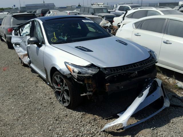 KNAE45LC0J6023643 - 2018 KIA STINGER GT SILVER photo 1