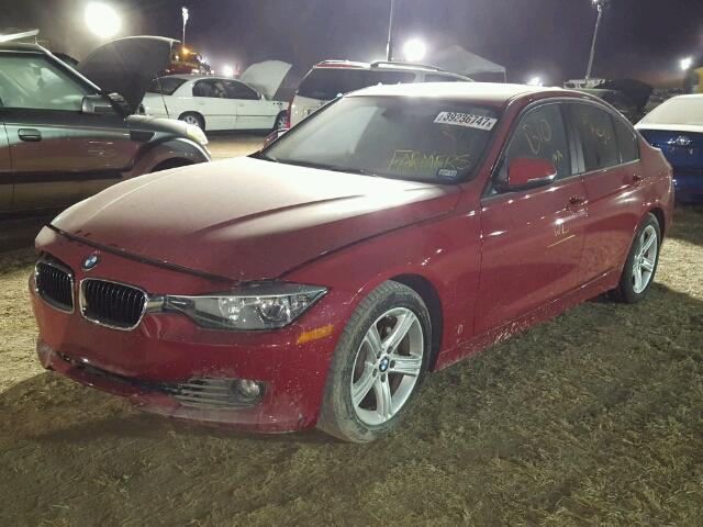 WBA3A5C56FP605085 - 2015 BMW 328 I RED photo 2