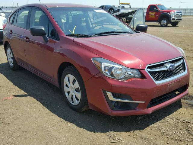 JF1GPAA66FG203919 - 2015 SUBARU IMPREZA BA BURGUNDY photo 1