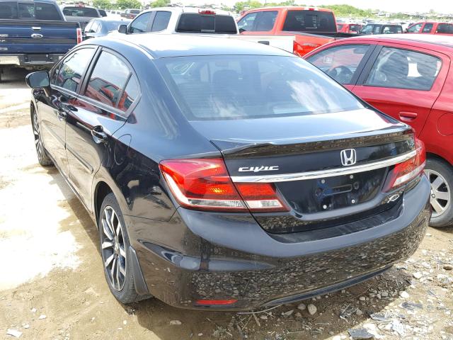 19XFB2F99FE010242 - 2015 HONDA CIVIC EXL 黑色 照片 3